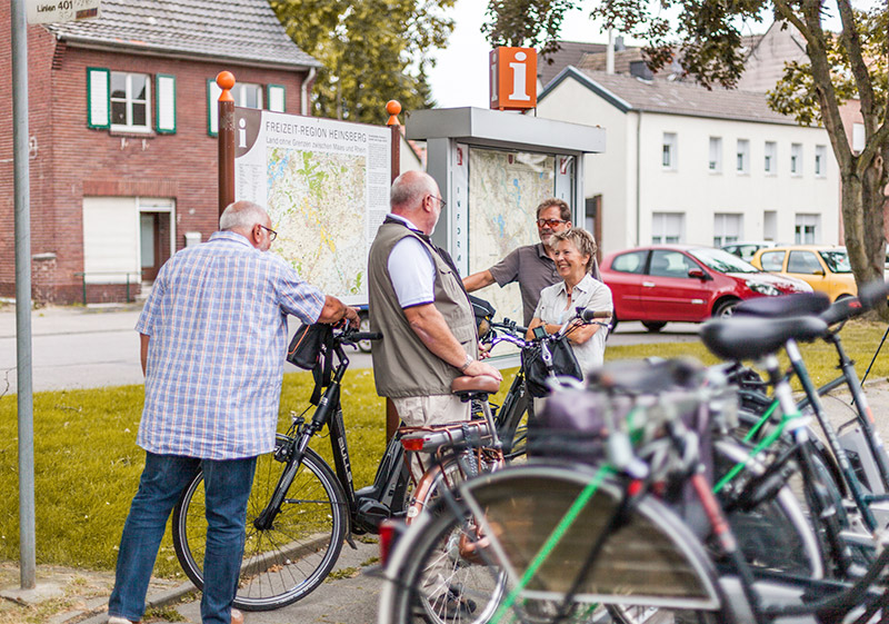 Fahrrad und Busfahren